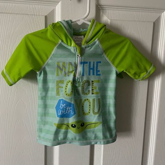 Star Wars Child Rash Guard for Baby – The Mandalorian Size 12-18months - Picture 1 of 7